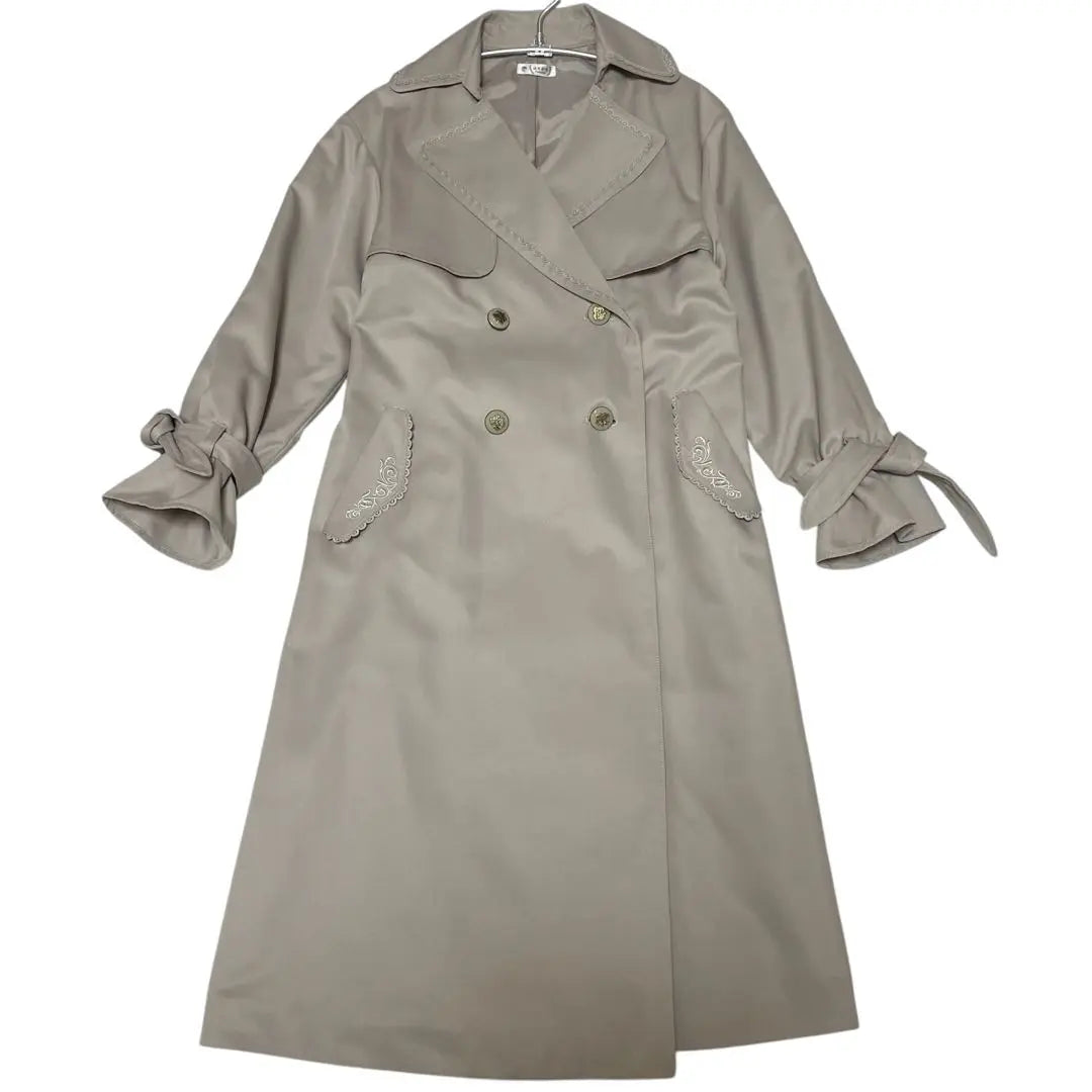 ejes mujer abrigo primavera gabardina abrigo beige M