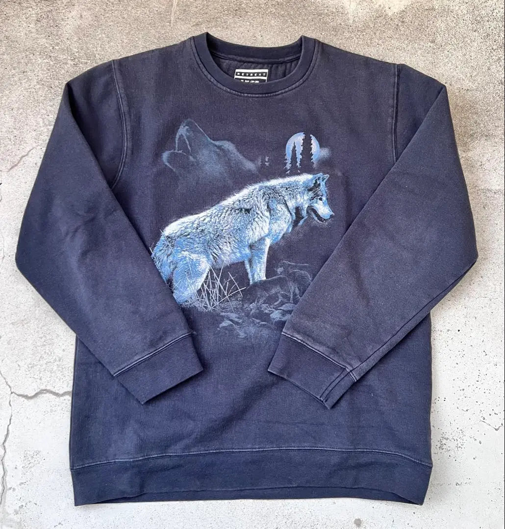 90's 00's Animal Sweatshirt y2k Vintage used