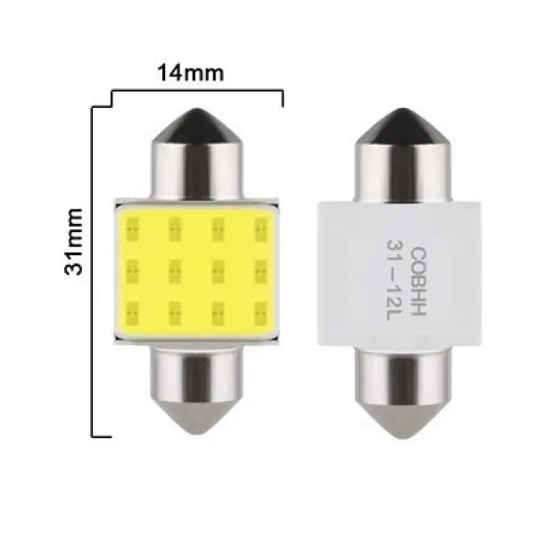 Room lamp T10 31mm LED COB chip Explosive general-purpose car interior light 4 pcs