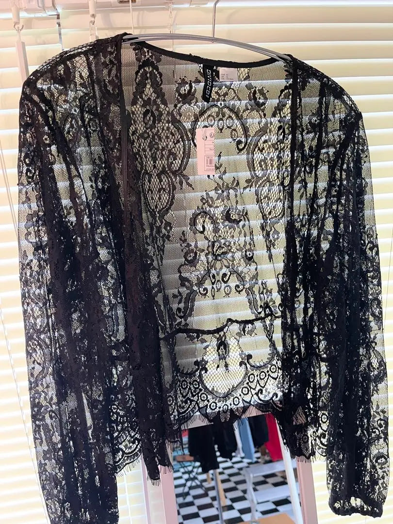 [used] Lace cardigan blouse wedding invitation bolero h&m