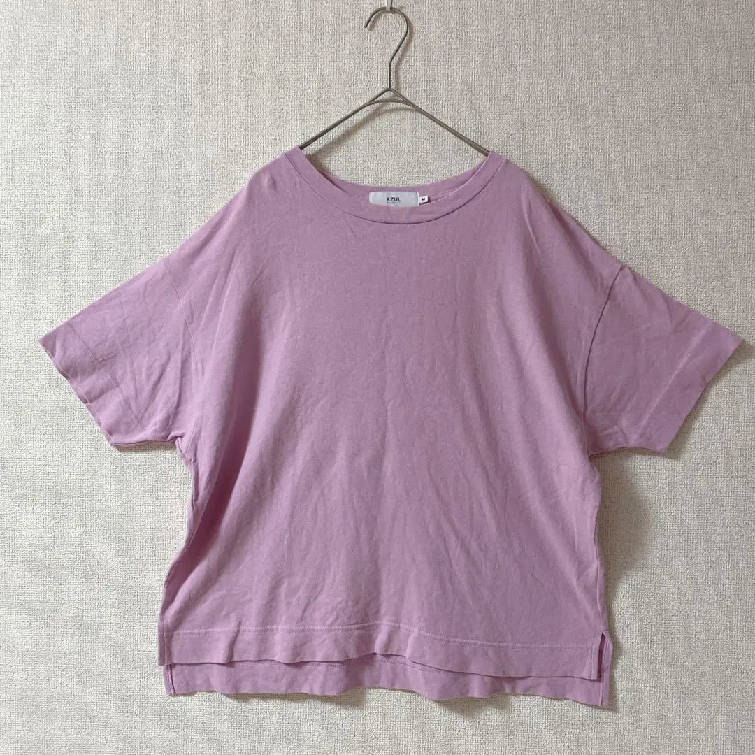 [AZUL by MOUSSY] T-shirt back logo pink cute M