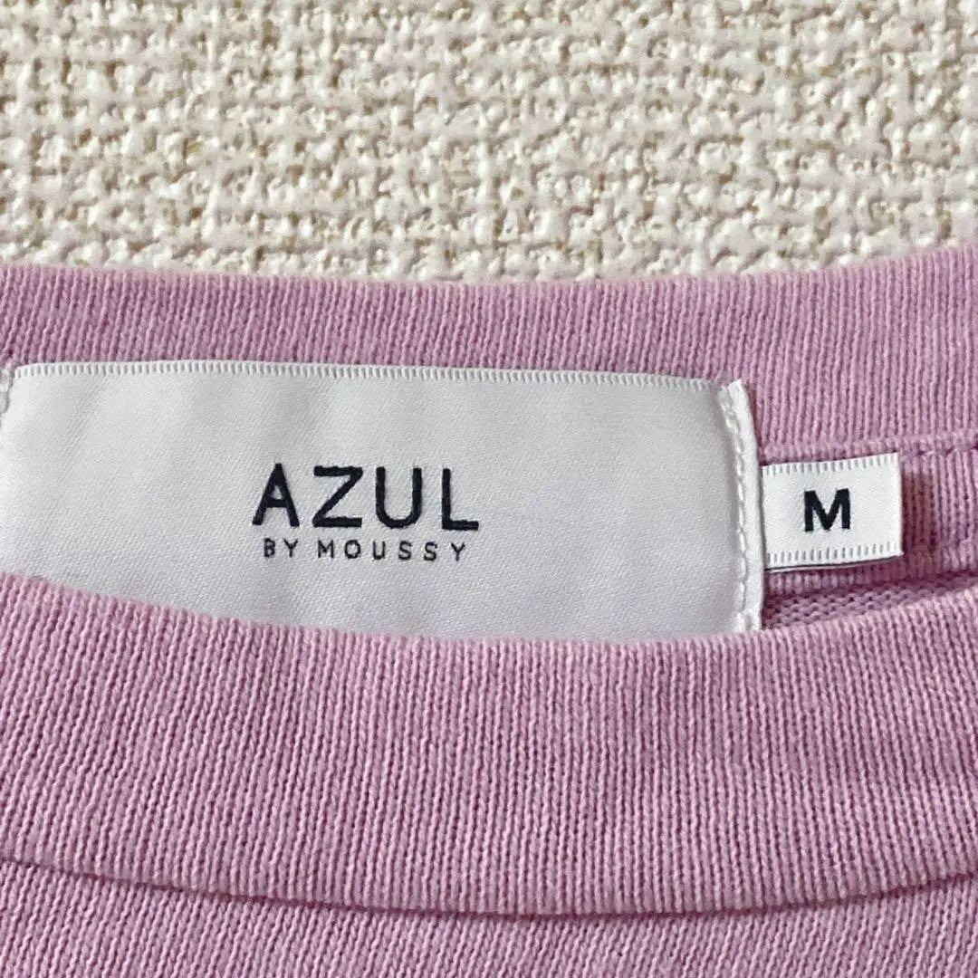 [AZUL by MOUSSY] T-shirt back logo pink cute M