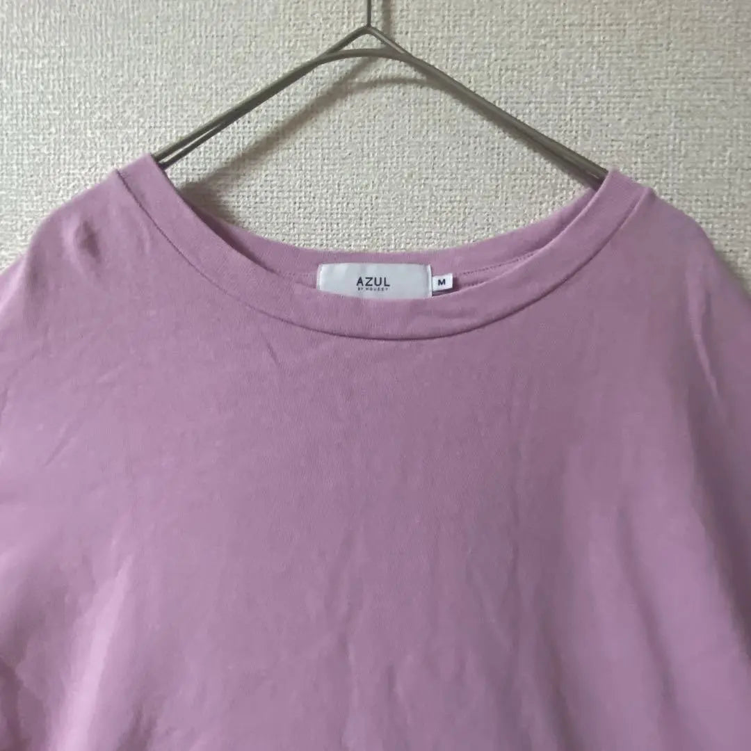 [AZUL by MOUSSY] T-shirt back logo pink cute M