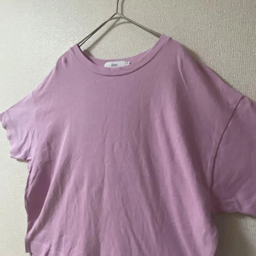 [AZUL by MOUSSY] T-shirt back logo pink cute M