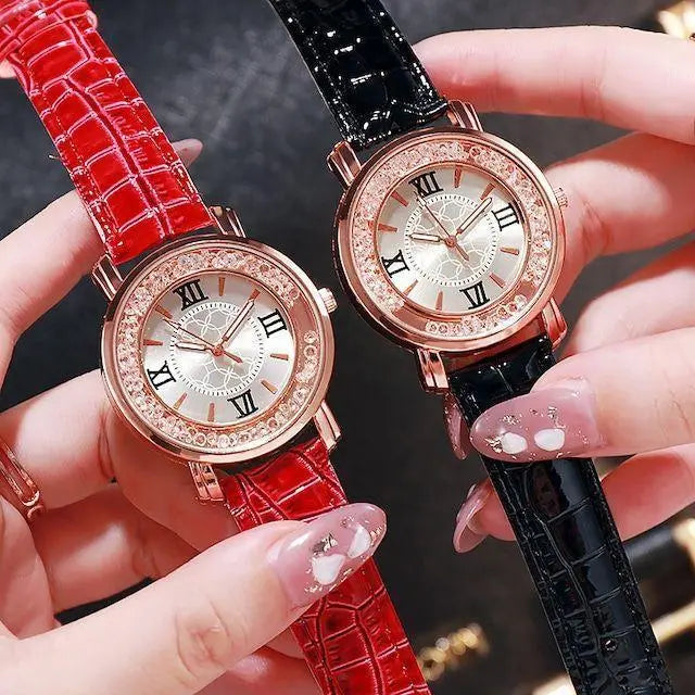 J05 ○ Reloj de mujer Cuarzo Rojo Artículos personalizados 732