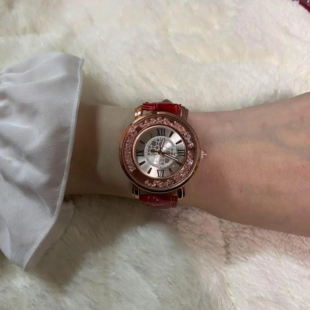 J05 ○ Reloj de mujer Cuarzo Rojo Artículos personalizados 732