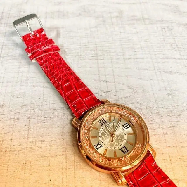 J05 ○ Reloj de mujer Cuarzo Rojo Artículos personalizados 732