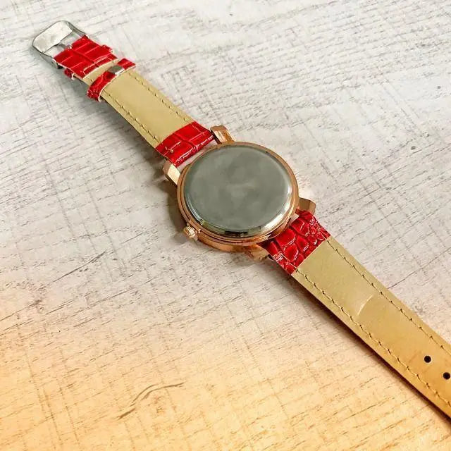 J05 ○ Reloj de mujer Cuarzo Rojo Artículos personalizados 732