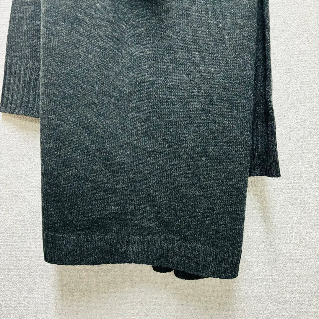 ★ GOODDAY [LL] Long Knit Cardigan Bicolor Loosen | ★goodday 【LL】 ロングニットカーディガン バイカラー ゆったり