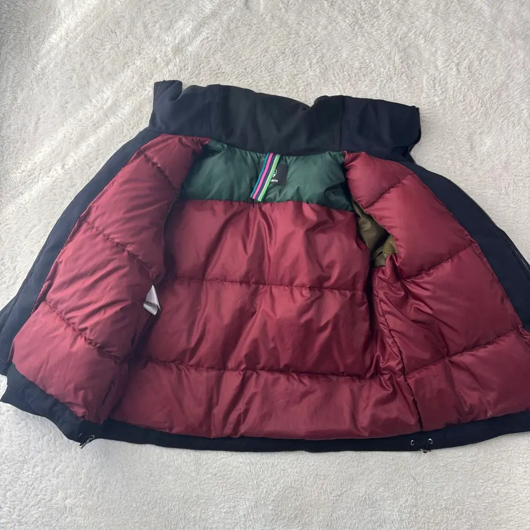 Paul Smith Switching Navy x Black Short Down Jacket