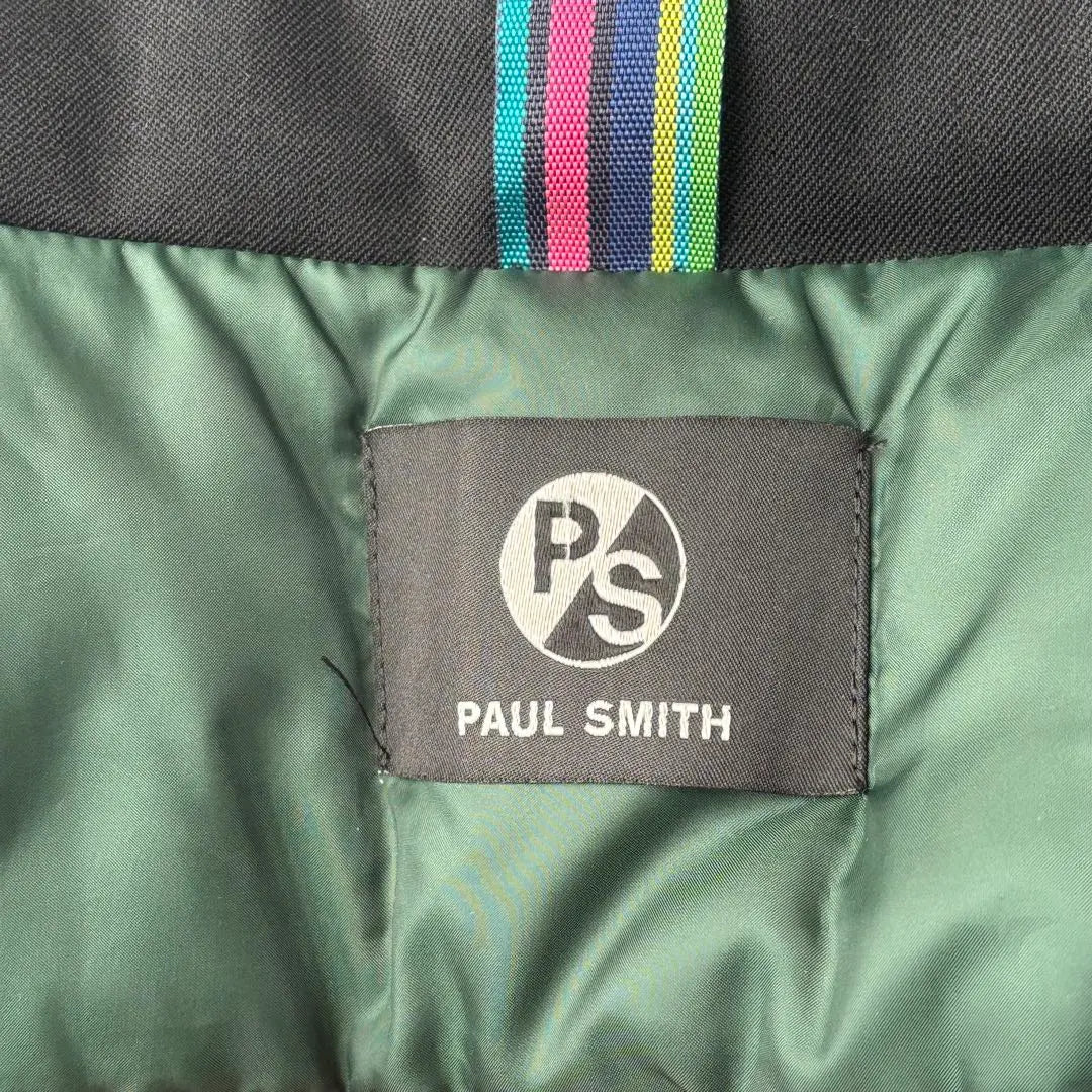 Paul Smith Switching Navy x Black Short Down Jacket