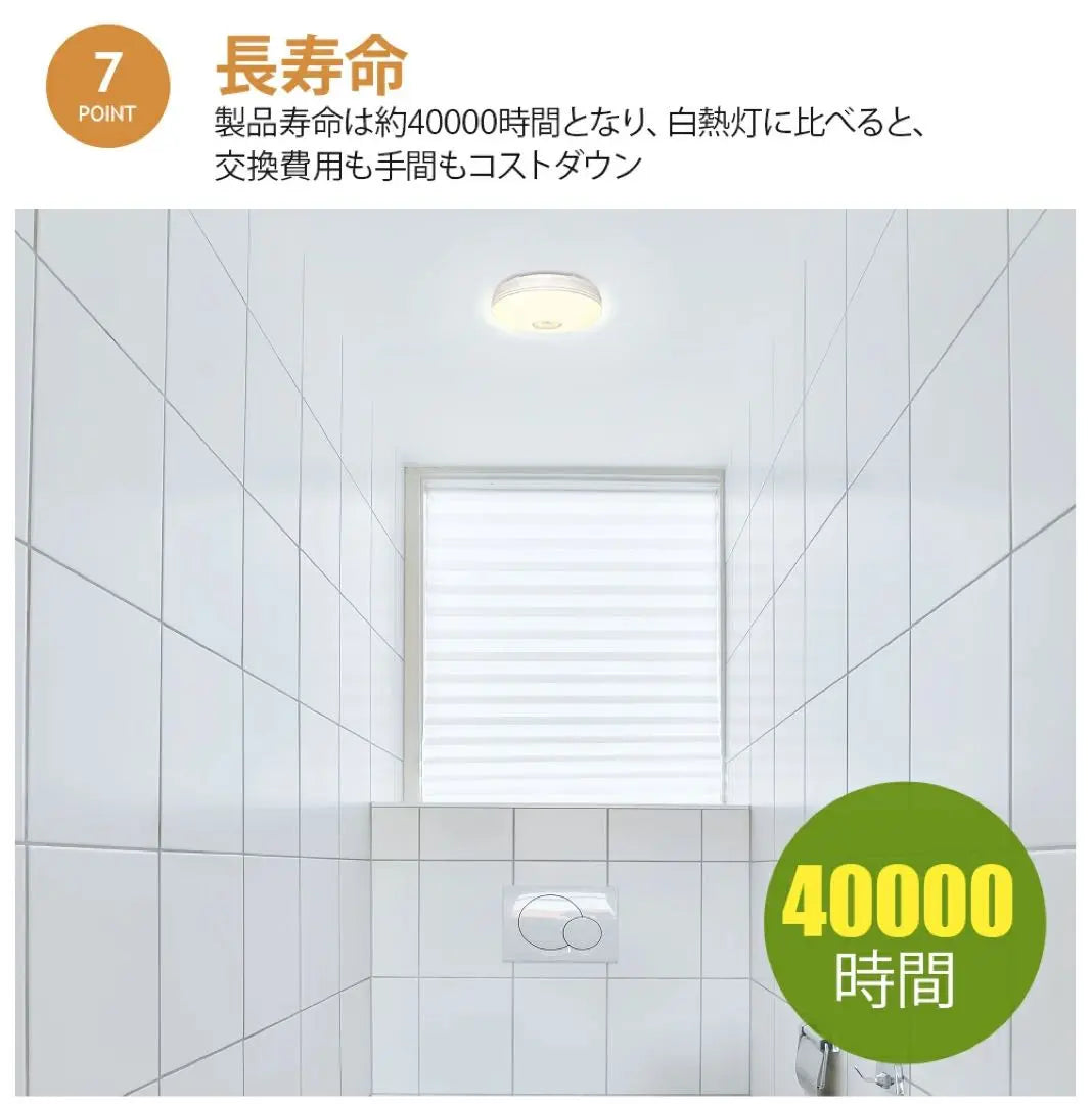 LED ceiling light, small LED sensor light, with motion sensor, power saving | LEDシーリングライト 小型 ledセンサーライト 人感センサー付 節電