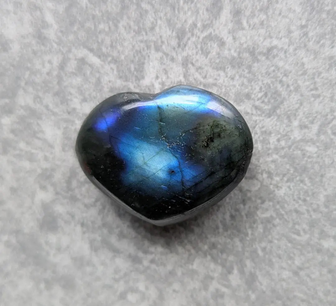 Labradorite Heart Shape Approx. 4cm