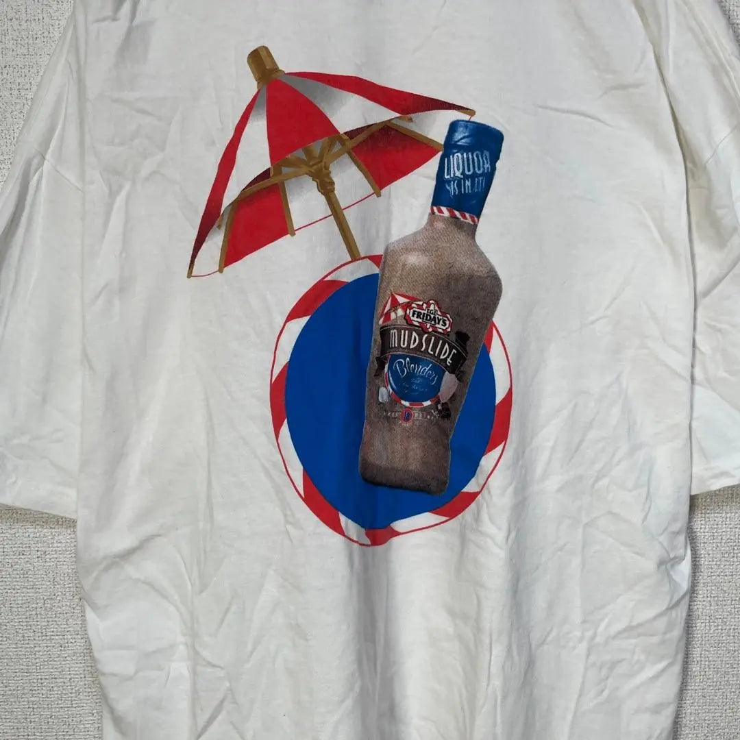 [Jerseys] Brazilian short-sleeved T-shirt Parasol Liqueur Bottle D2