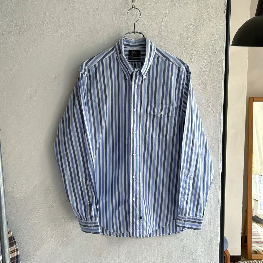 USA IKE BEHAR BD striped shirt IKE BEHAR