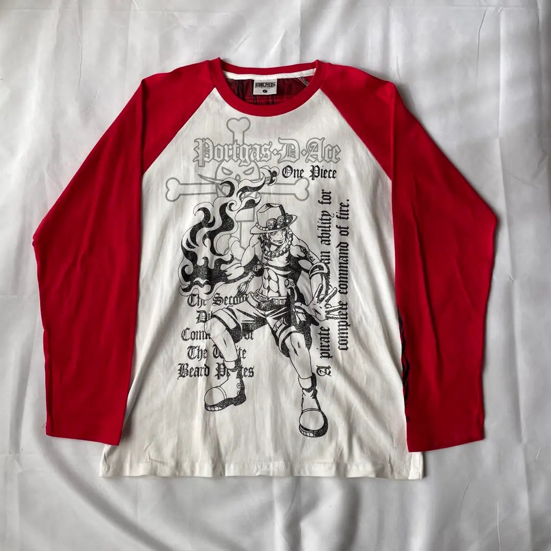 Rare Y2K ONEPIECE Raglan Cut and Sew archive Vintage Clothing L