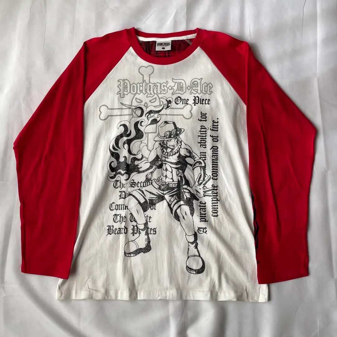 Rare Y2K ONEPIECE Raglan Cut and Sew archive Vintage Clothing L