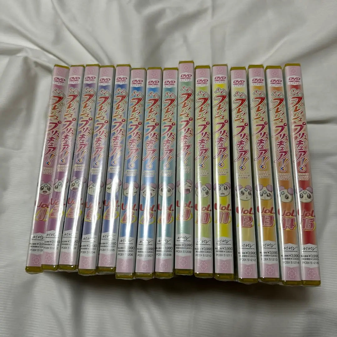 New unopened Fresh Pretty Cure DVD All 16 pieces | 新品未開封　フレッシュプリキュア DVD 全16枚セット