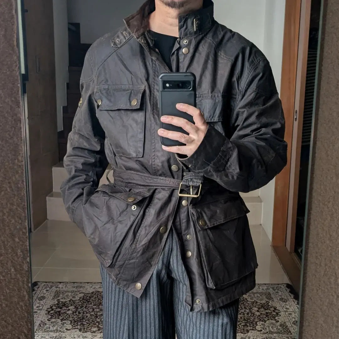 90s BELSTAFF Trial Master Oiled Jacket