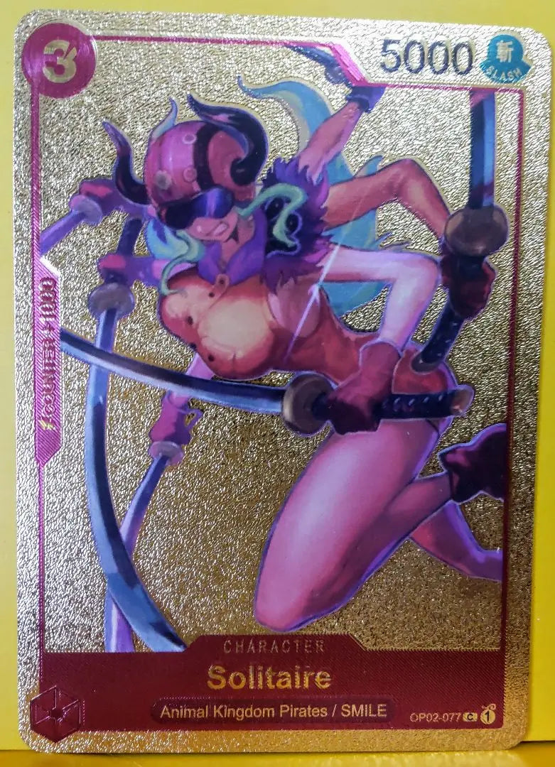 One Piece Card Saltia Gold Type Viewing Last