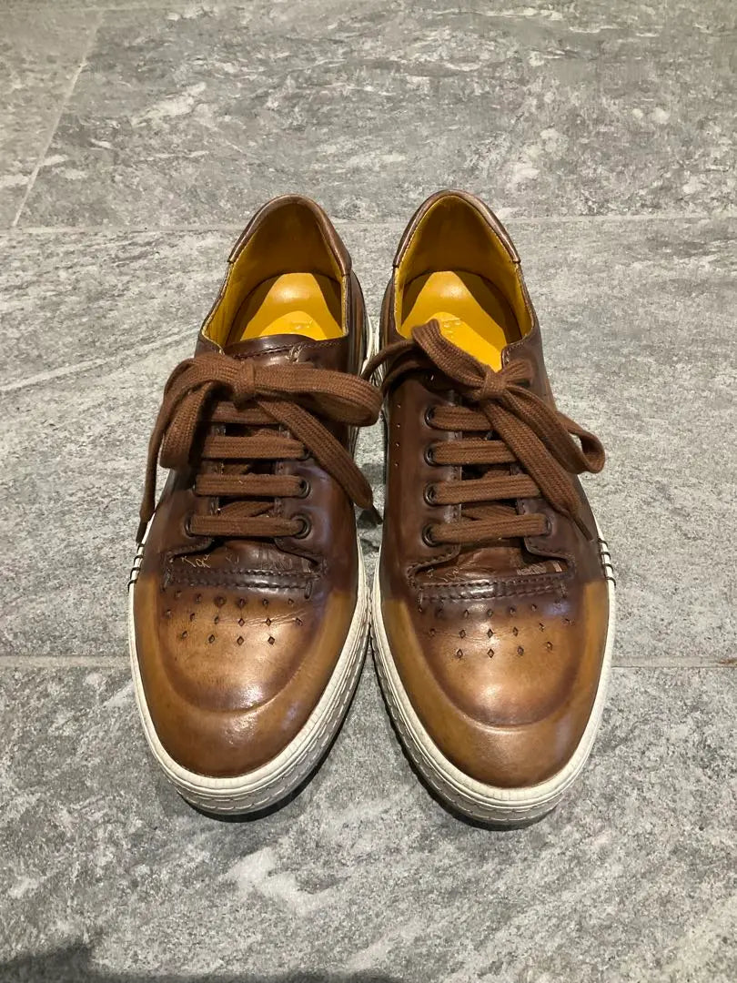 Berluti shoes sneaker type leather shoes