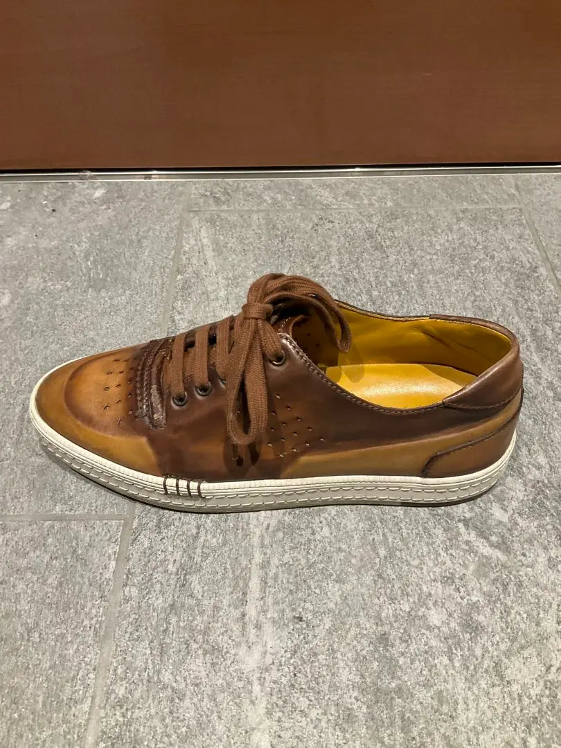 Berluti shoes sneaker type leather shoes