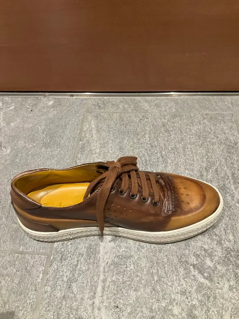 Berluti shoes sneaker type leather shoes