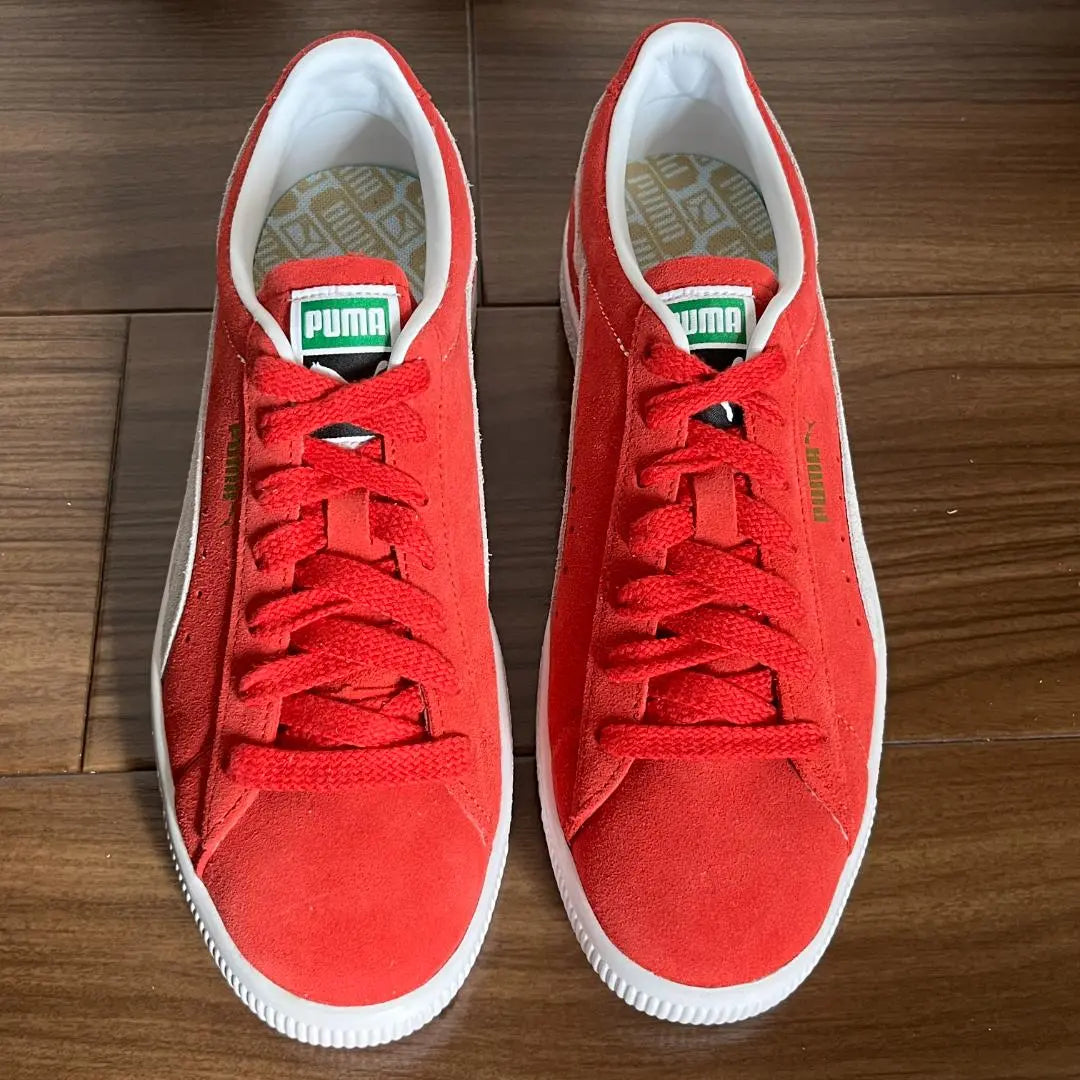 Brand new, unused PUMA suede classic ⅩⅩⅠ red 28cm