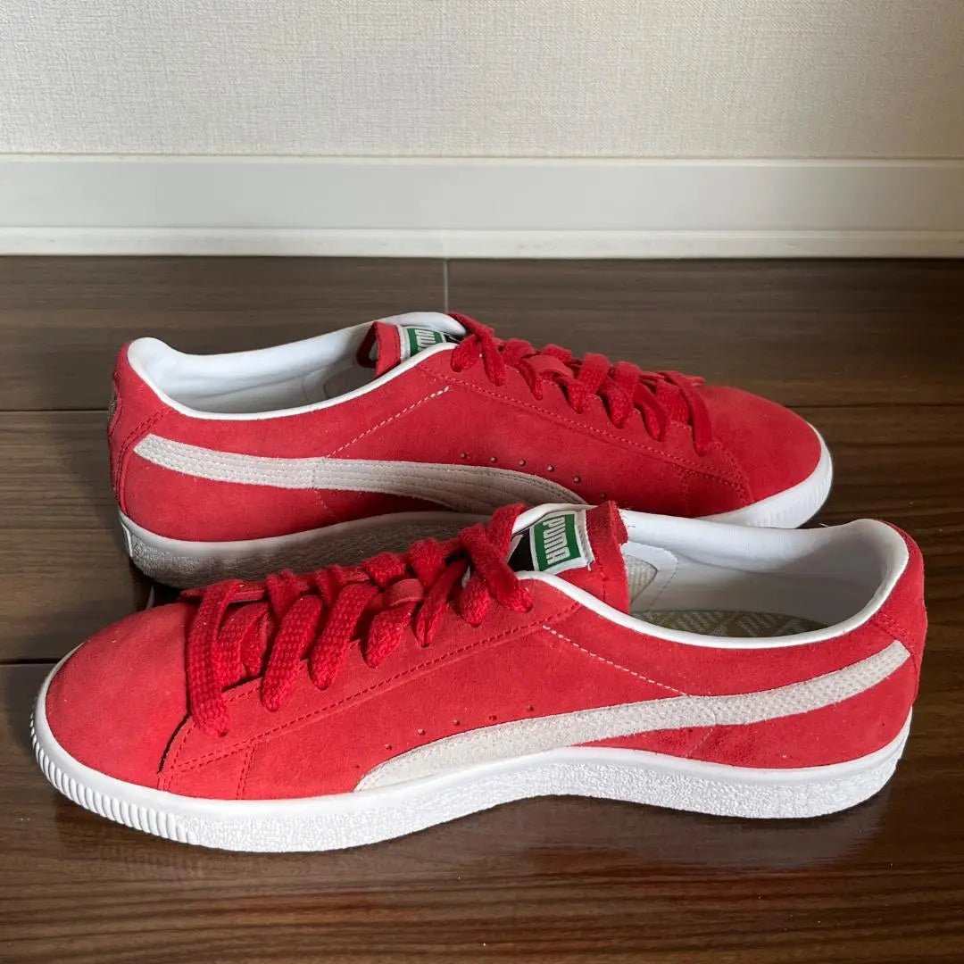 Brand new, unused PUMA suede classic ⅩⅩⅠ red 28cm