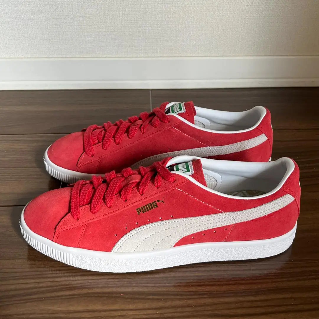 Brand new, unused PUMA suede classic ⅩⅩⅠ red 28cm