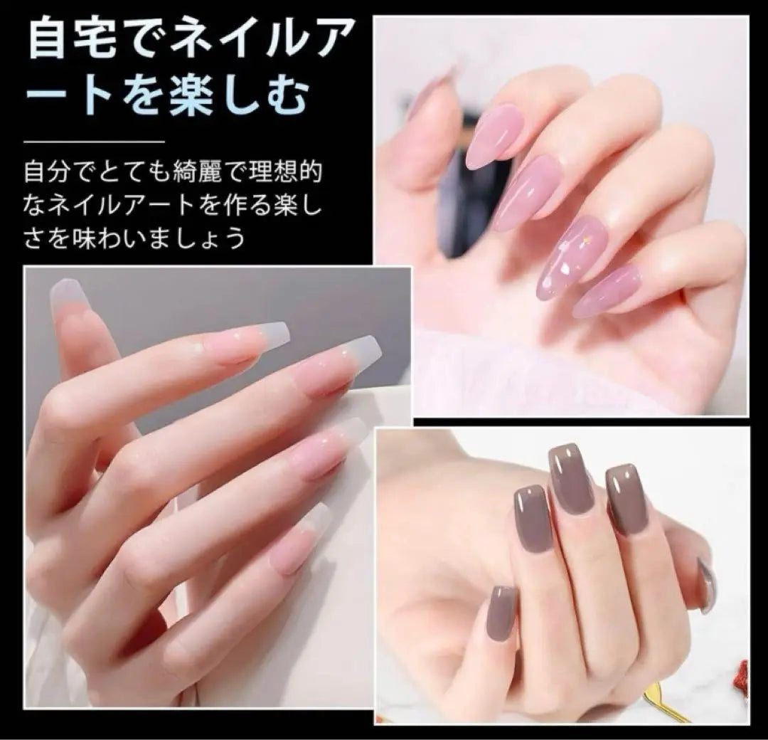 ✨ Compra inmediata OK✨ Chip de uñas largo 500 juegos set 10 chips transparentes de tamaño | ✨即購入OK✨ ネイルチップ ロング 500枚セット 10サイズ クリアチップ