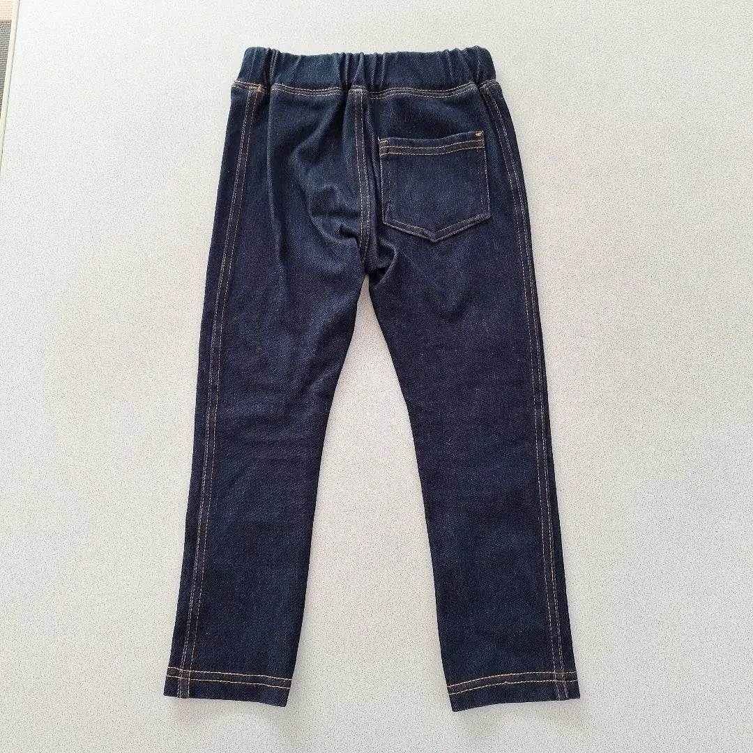 [Used] Children's denim colored pants 110cm