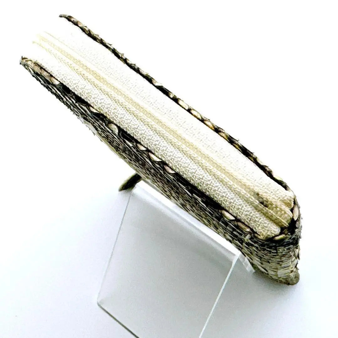 Cartera larga Diamond Python Cartera larga para hombre con cremallera en forma de L