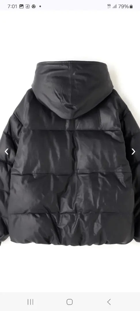 Schott x NEIGHBORHOOD food leather down jacket