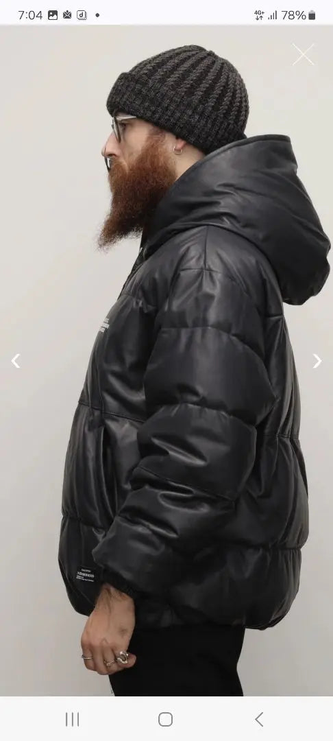 Schott x NEIGHBORHOOD food leather down jacket