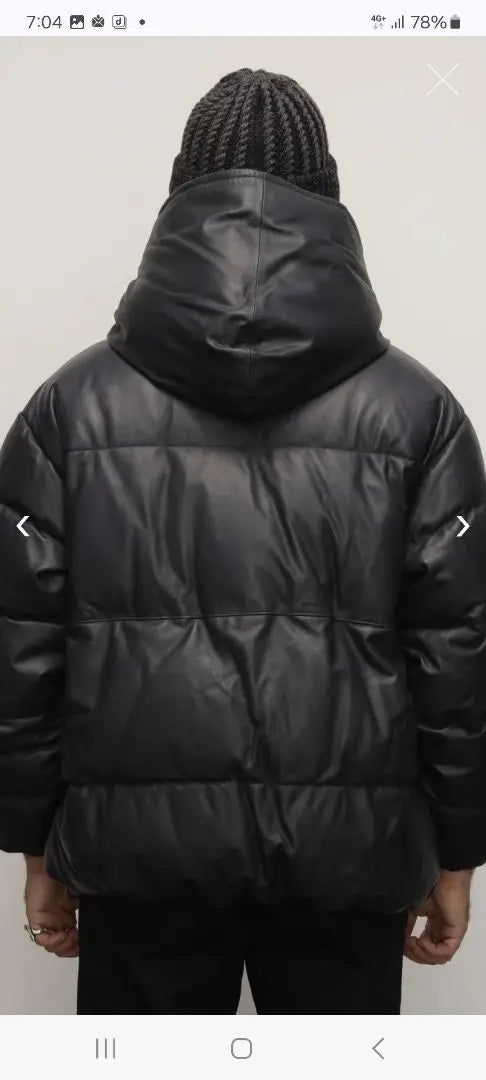 Schott x NEIGHBORHOOD food leather down jacket