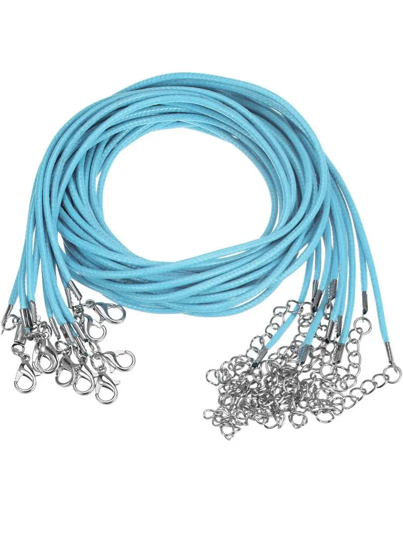 Light blue nylon neck strap with clip