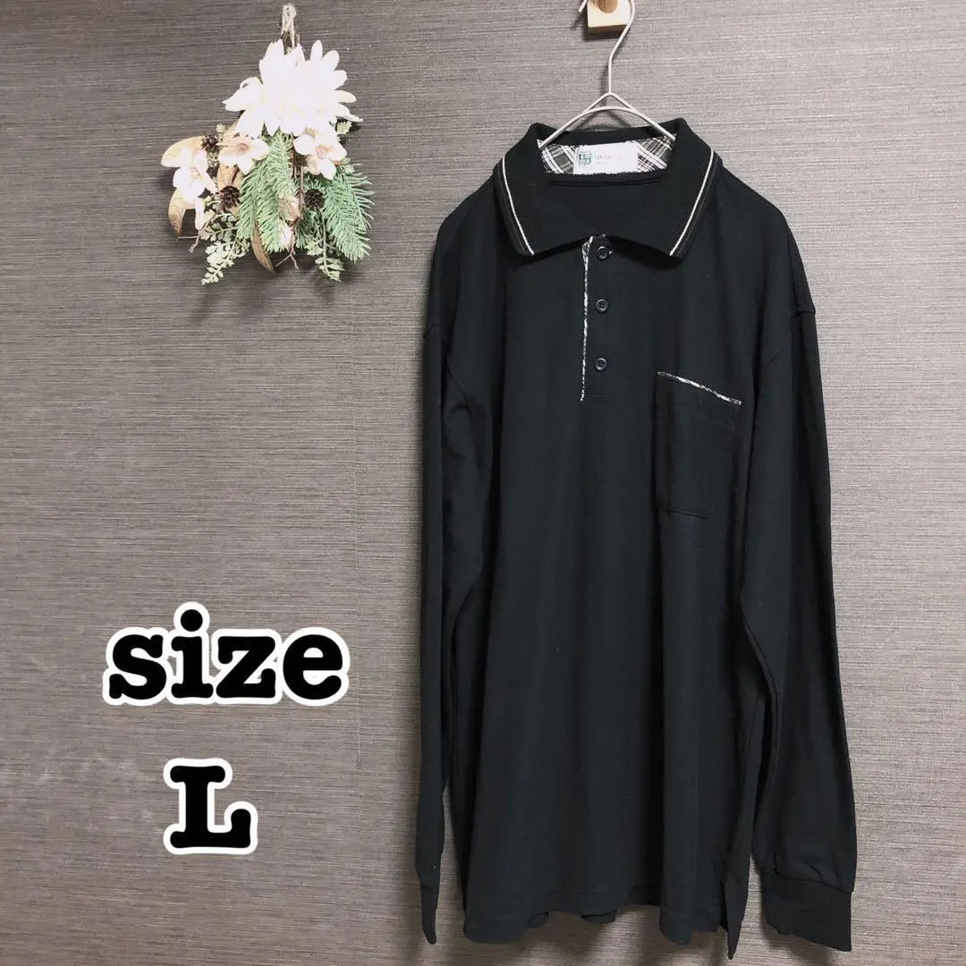 ✨ Buen producto ✨ Camisa Blusa Simple Yurudabo Jersey L Casual | ✨良品✨ シャツ ブラウス シンプル ゆるだぼ プルオーバー L カジュアル