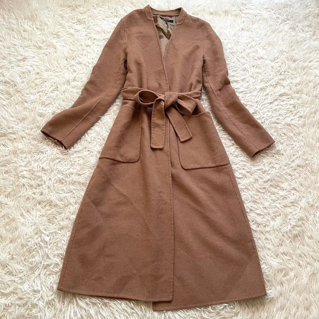 STUNNING LURE No collar belted coat