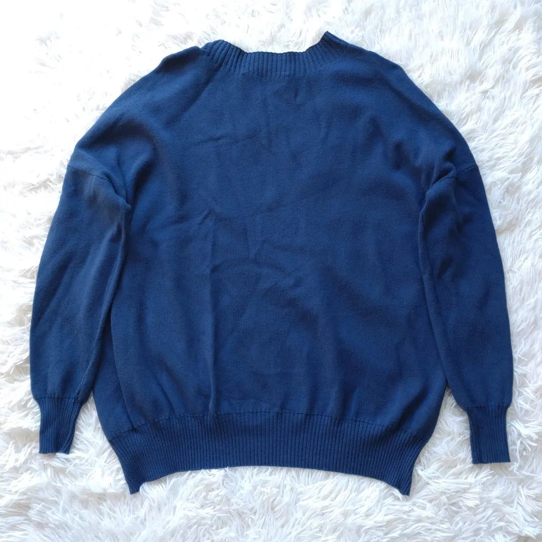 Weekend Max Mara Knit Rib XS Blue Loose