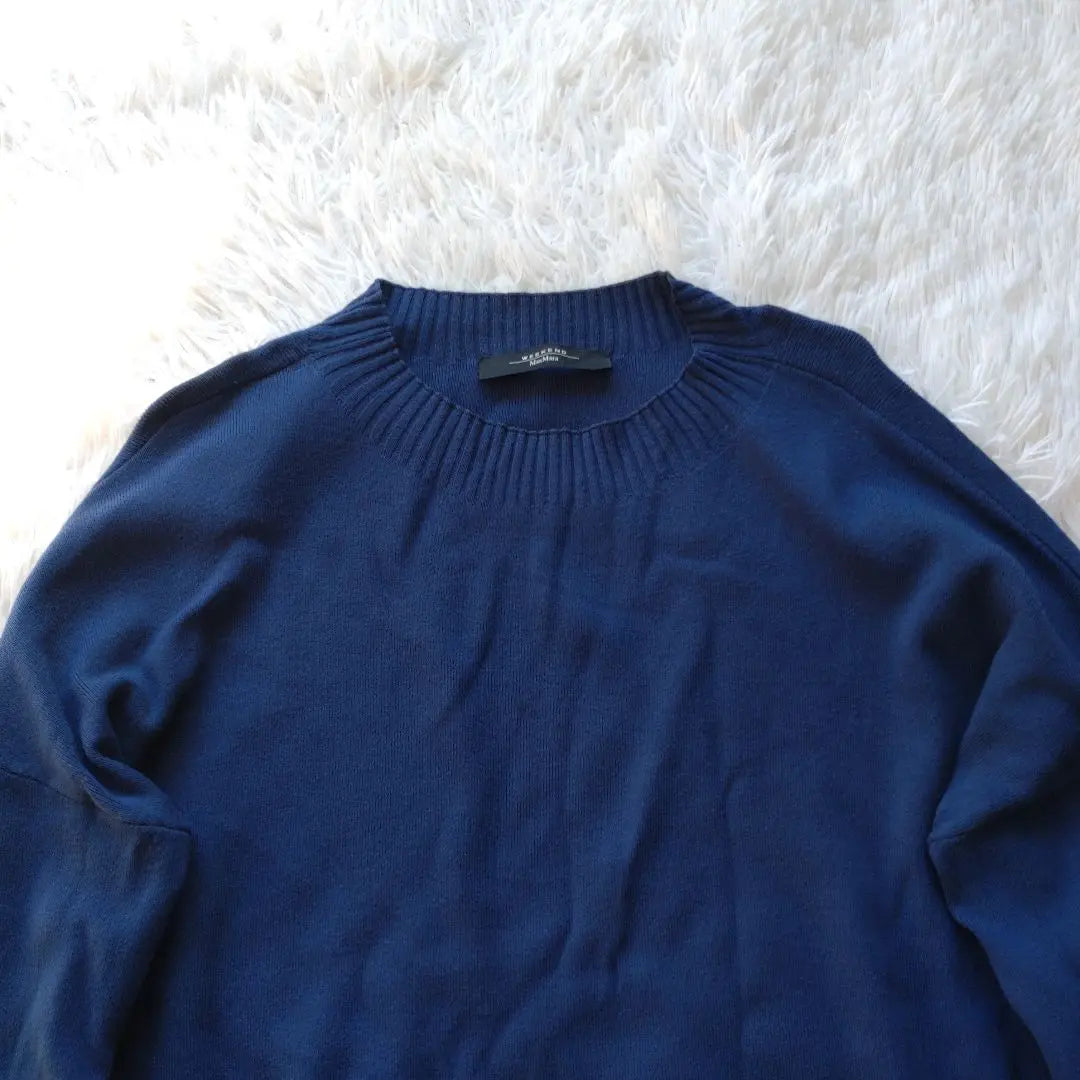 Weekend Max Mara Knit Rib XS Blue Loose