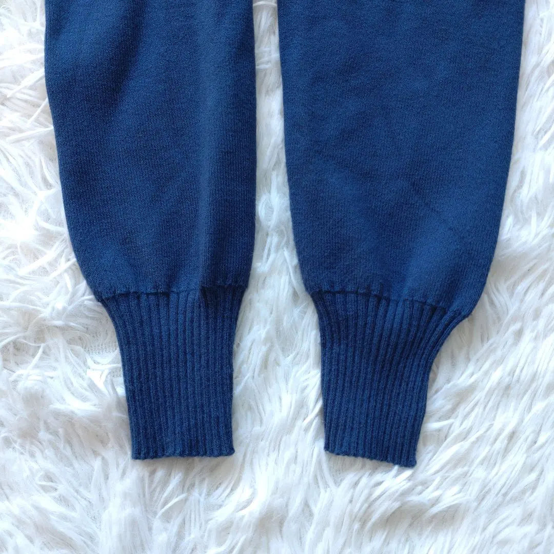 Weekend Max Mara Knit Rib XS Blue Loose