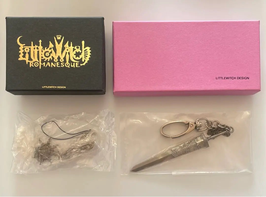 Girl Magic Little Witch Romanesque Metal Keychain Strap Comiket Limited