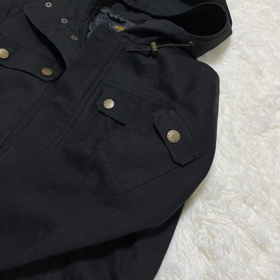 HUNTING WORLD Military Jacket Parka Black