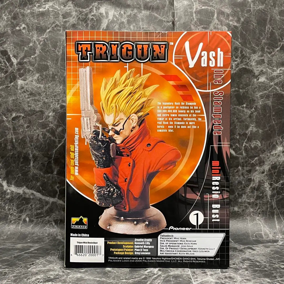 Limited Edition [New and unopened] TRIGUN Vash bust with autograph | 限定品 【新品未開封】TRIGUN ヴァッシュ 胸像 直筆サイン入り