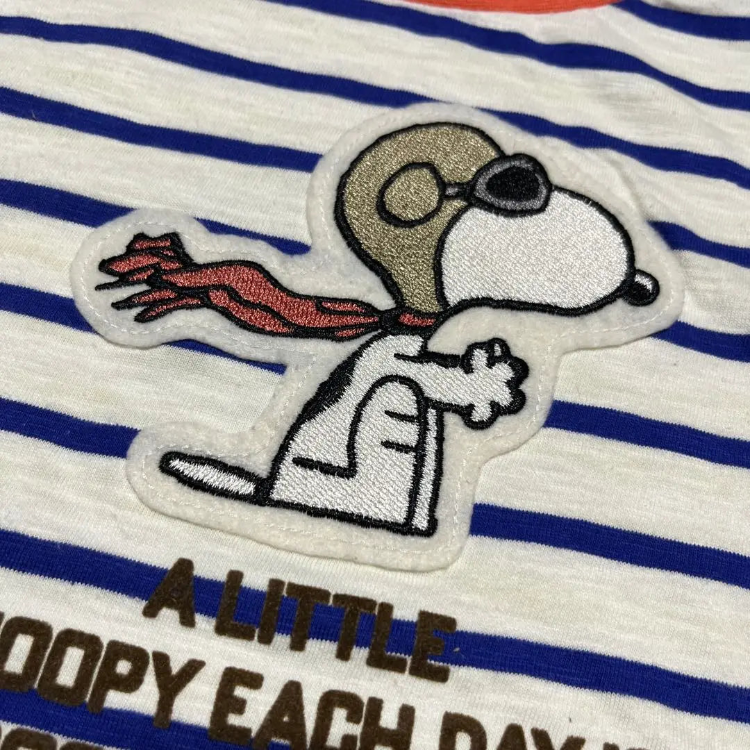 Camiseta Snoopy Mickey Manga Corta Prez Preze Yumura 120 | スヌーピー ミッキー 半袖 Tシャツ プリーズしまむら 120