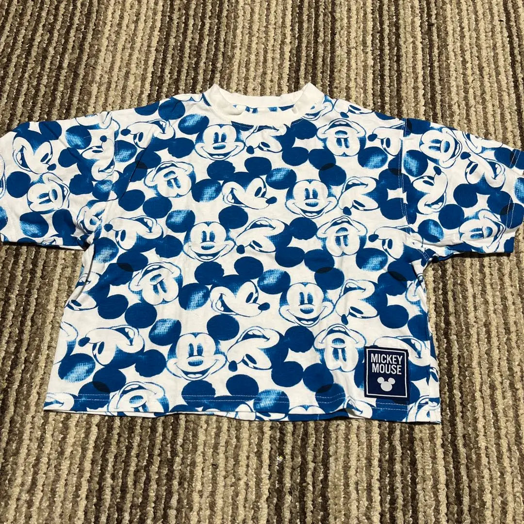 Camiseta Snoopy Mickey Manga Corta Prez Preze Yumura 120 | スヌーピー ミッキー 半袖 Tシャツ プリーズしまむら 120