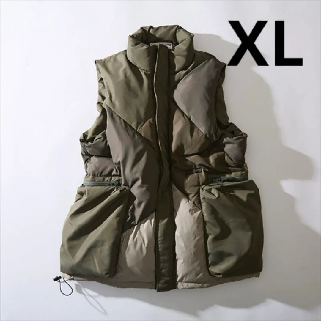 WILDERNESS EXPERIENCE Khaki Down Vest XL