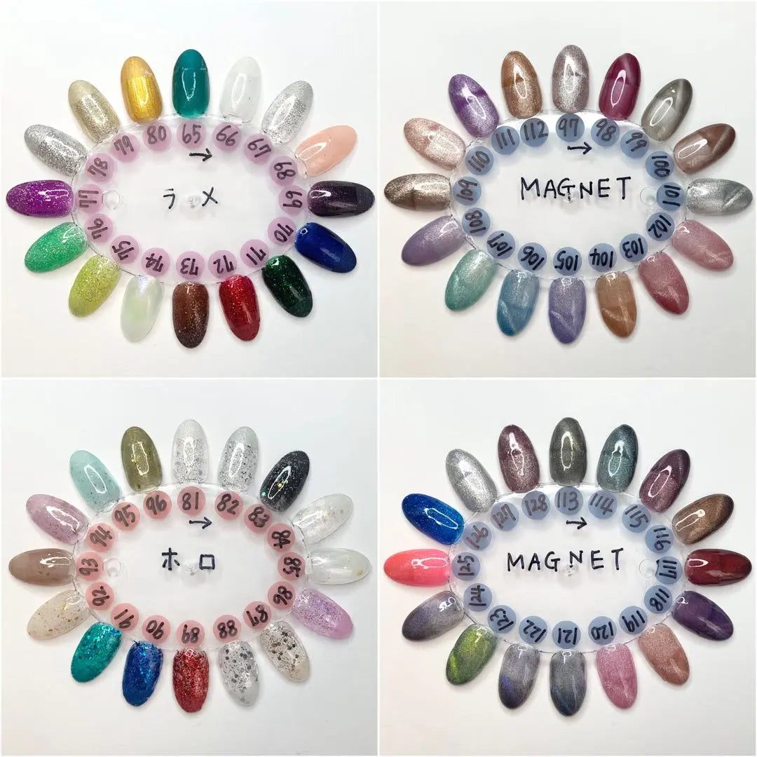 Nail Nail Tip Order Neat Girly Cheek Nail Heart Light Blue Oshi