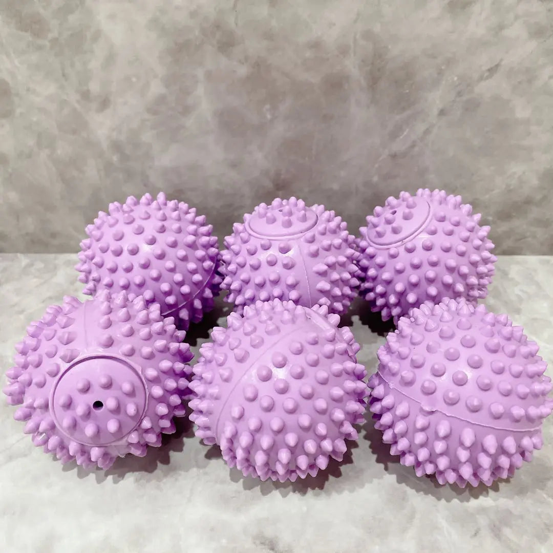 ◯6 pieces, approx. 5.5cm, laundry bowl, reusable, for laundry, light purple, purple